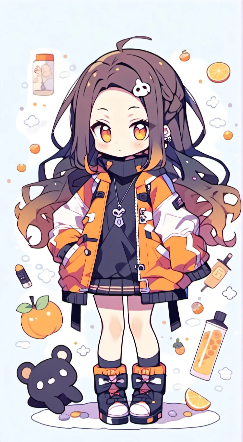 ai character: Demon slayer background