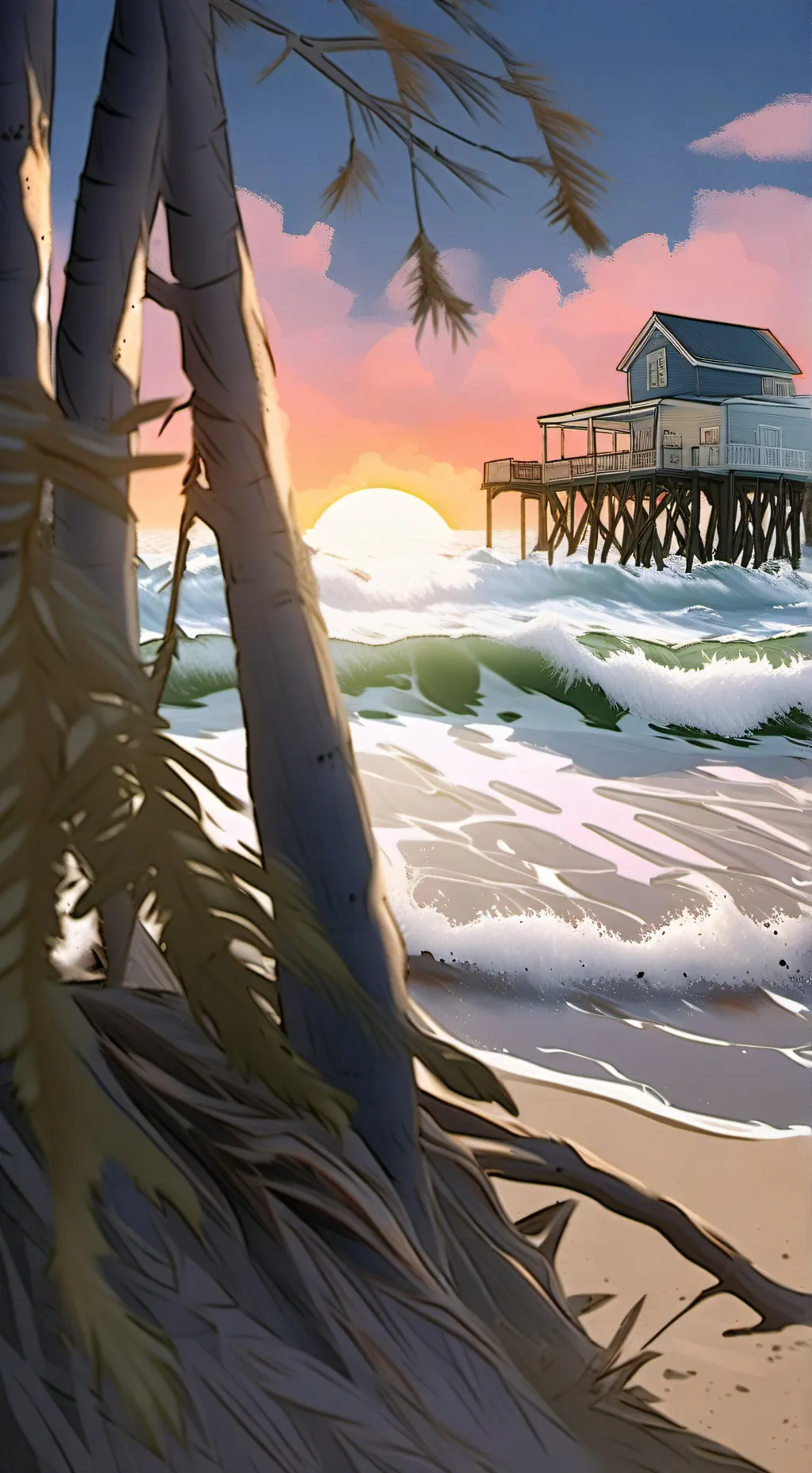 ai character: OUTERBANKS🏖️🏈🏐 background