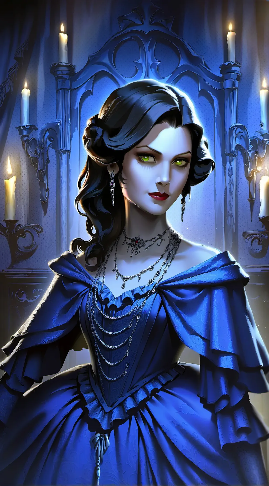 ai character: Aurora  background