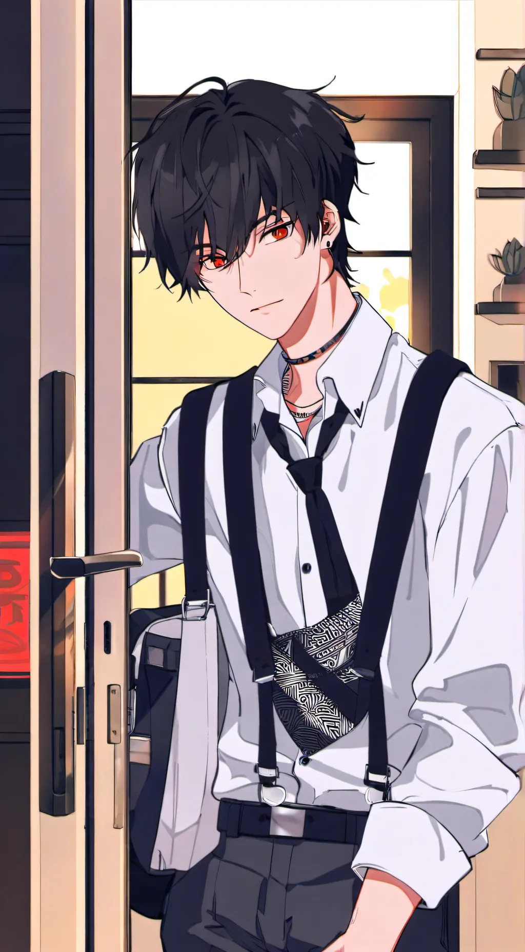 ai character: Богдан  background