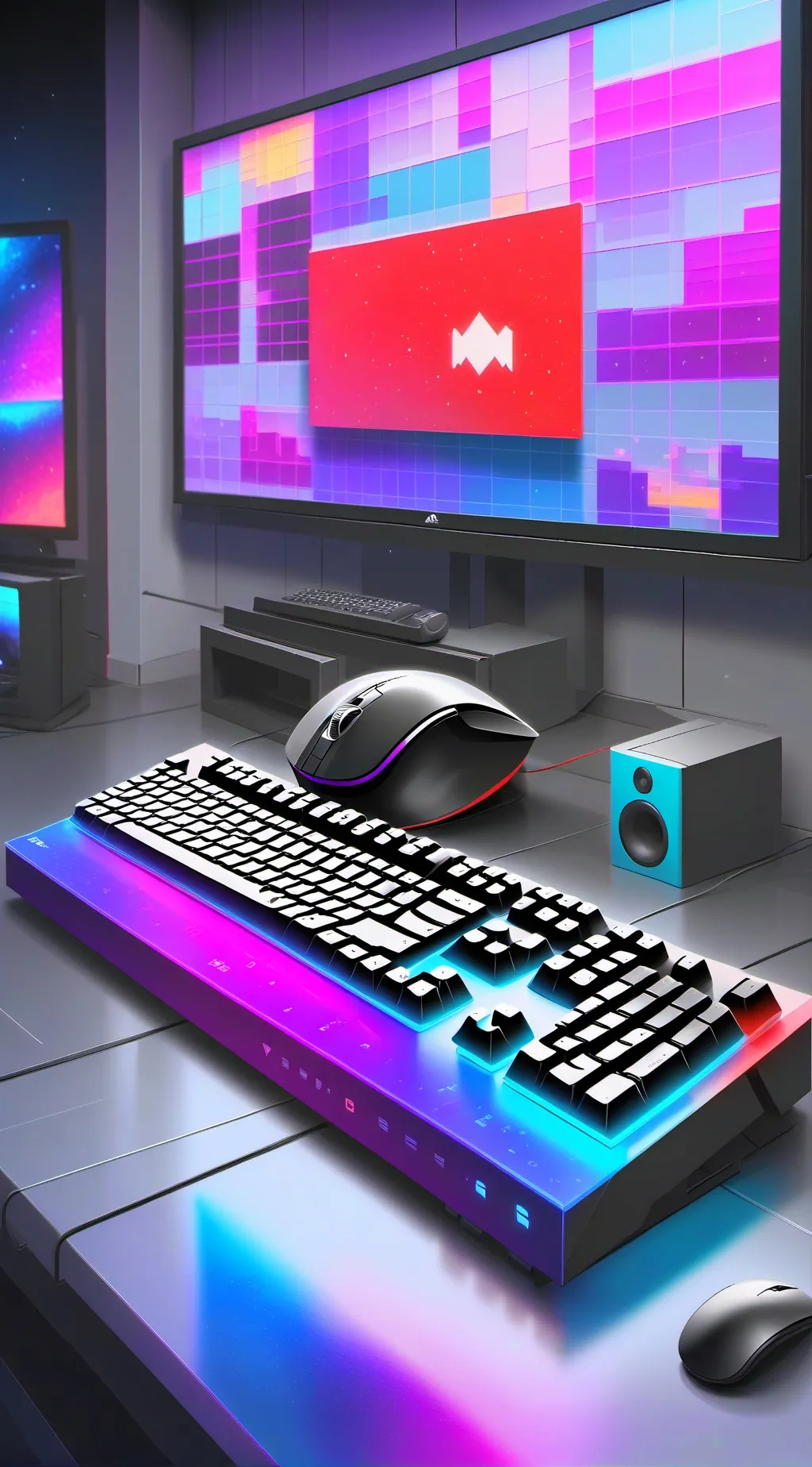 ai character: play a game background