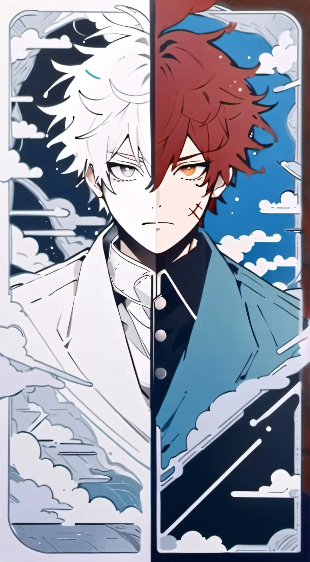 ai character: MHA sports fest background