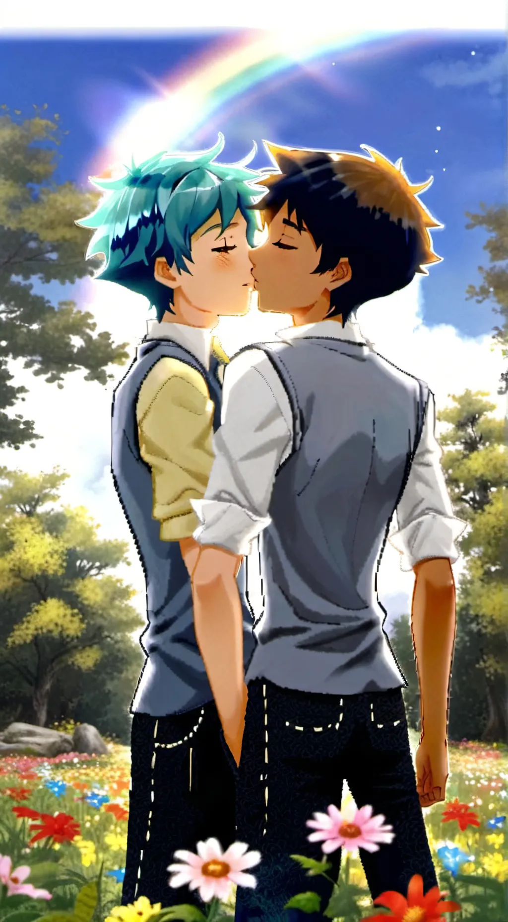 ai character: dandy x astro background