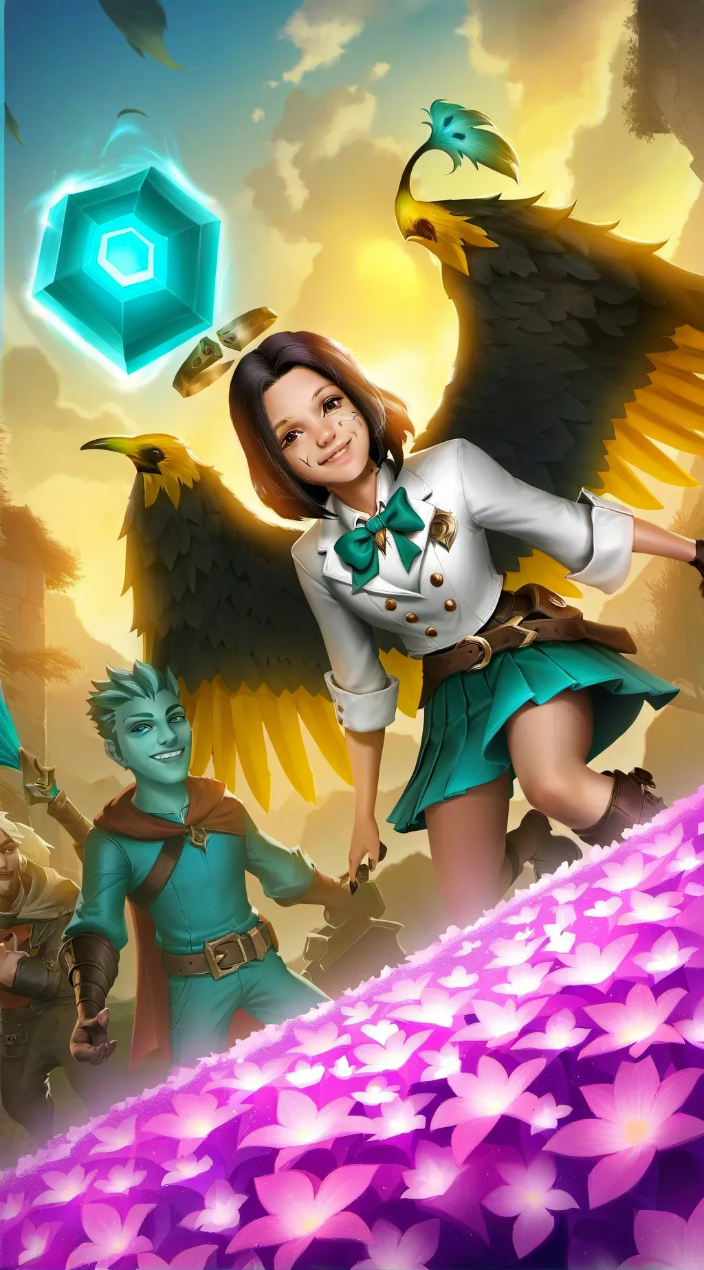 ai character: gabi  background