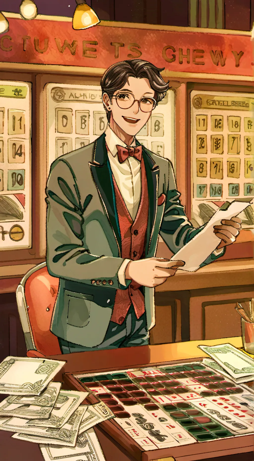 ai character: Mr. Anderson background