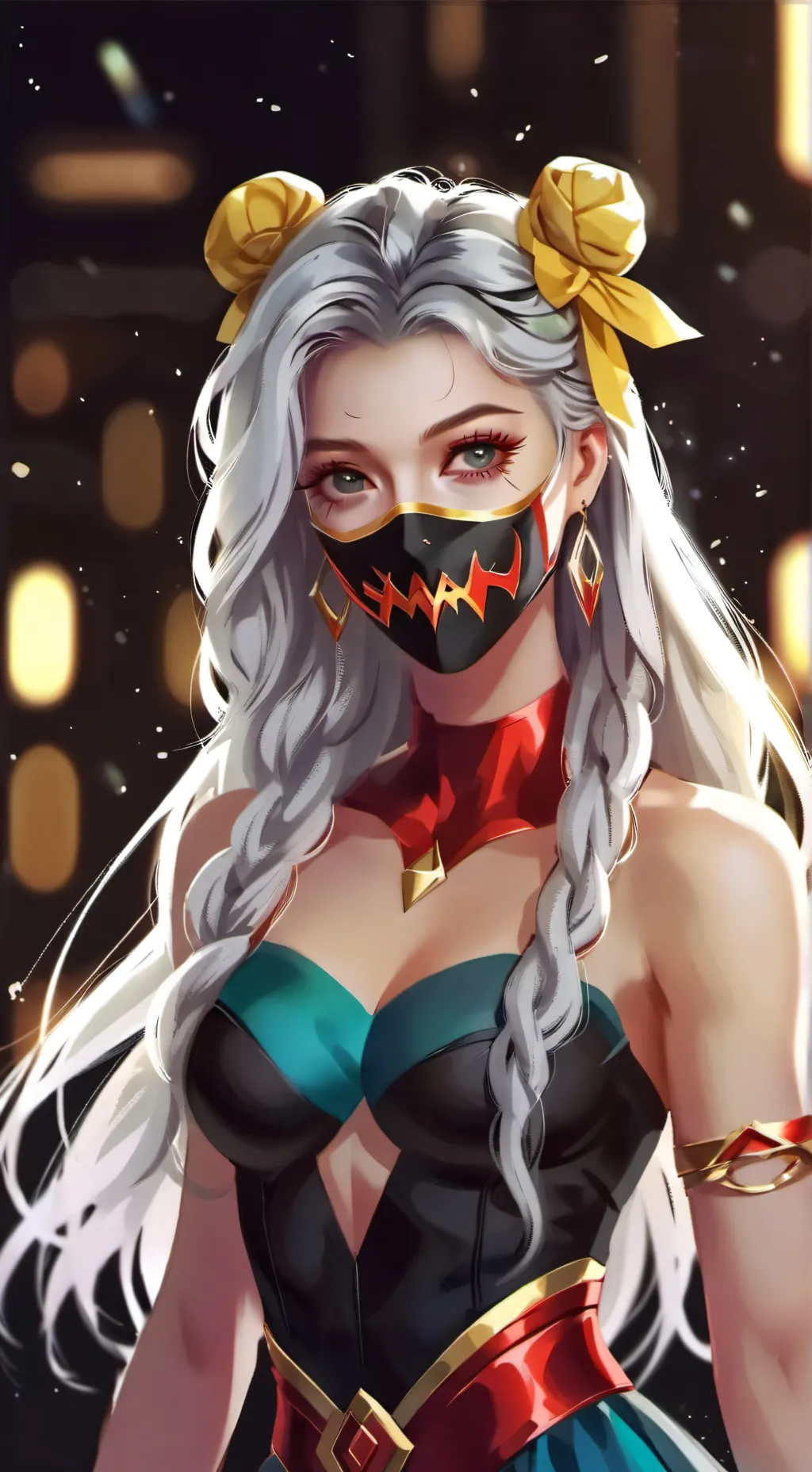 ai character: Hero girl background