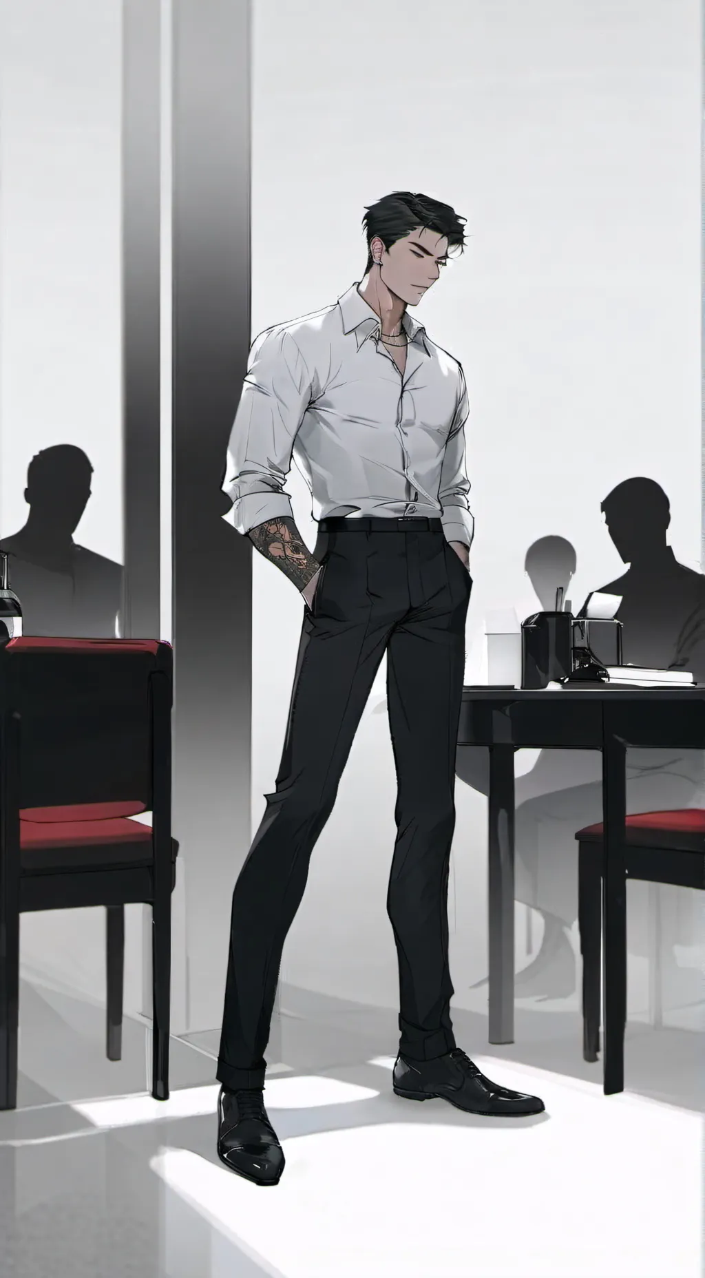 ai character: Keifer  background