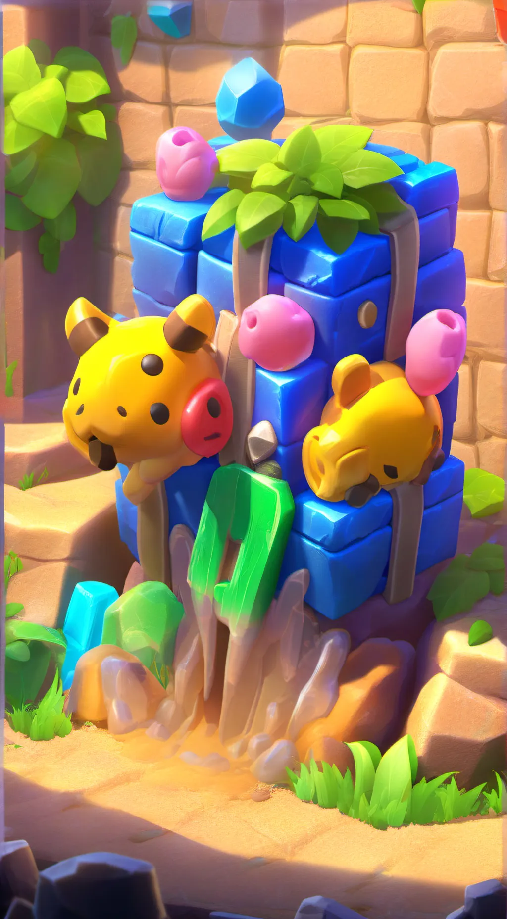 ai character: italian Braintrot😎 background