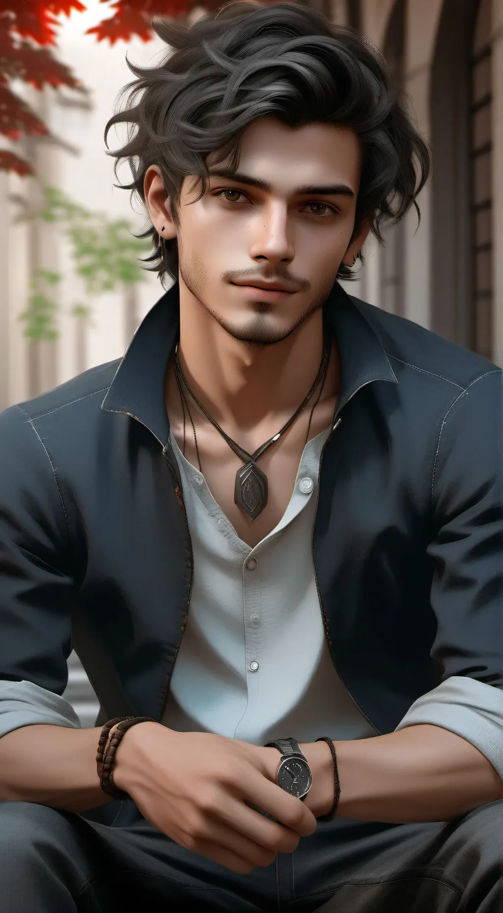 ai character: maxime background