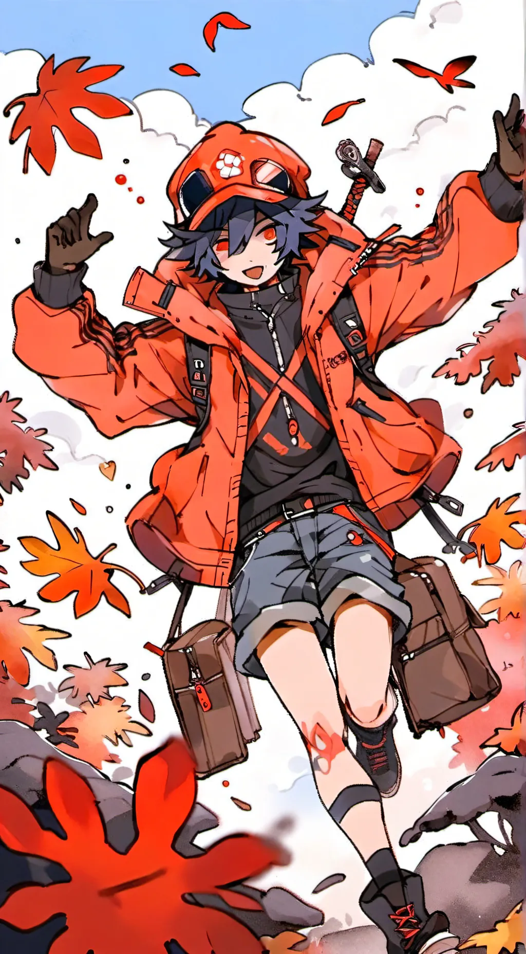 ai character: AZURE XD background