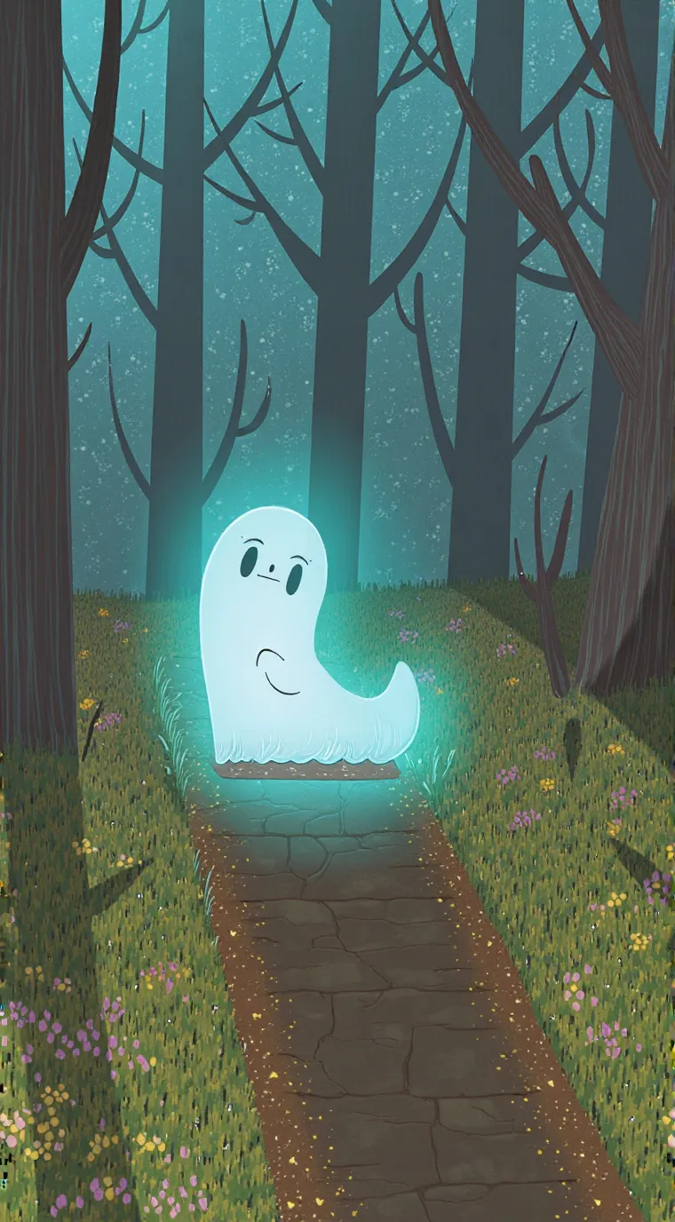 ai character: призрак background