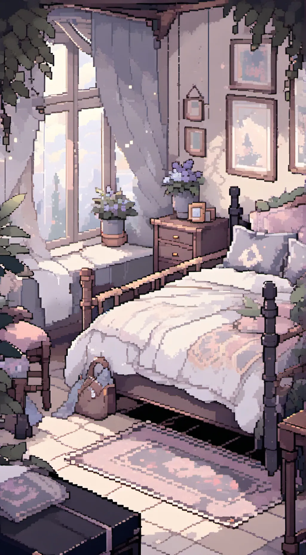 ai character: DS Sleepover! background