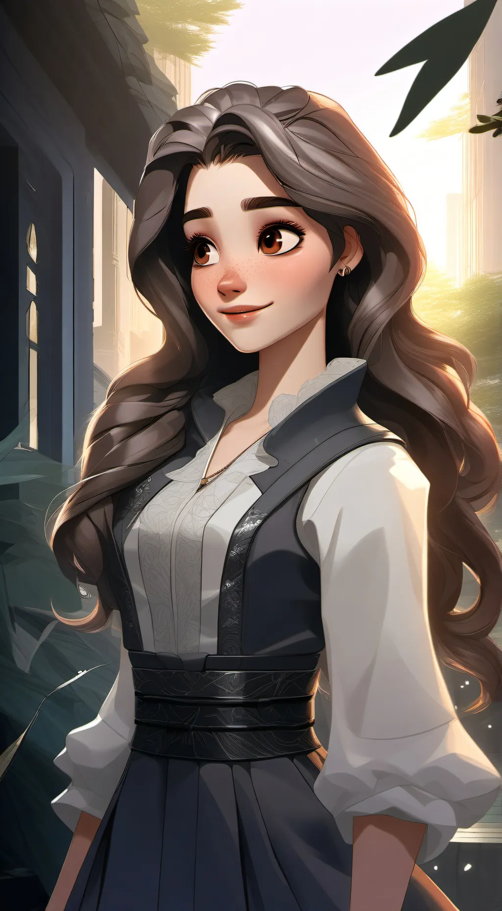 ai character: Nicol  background