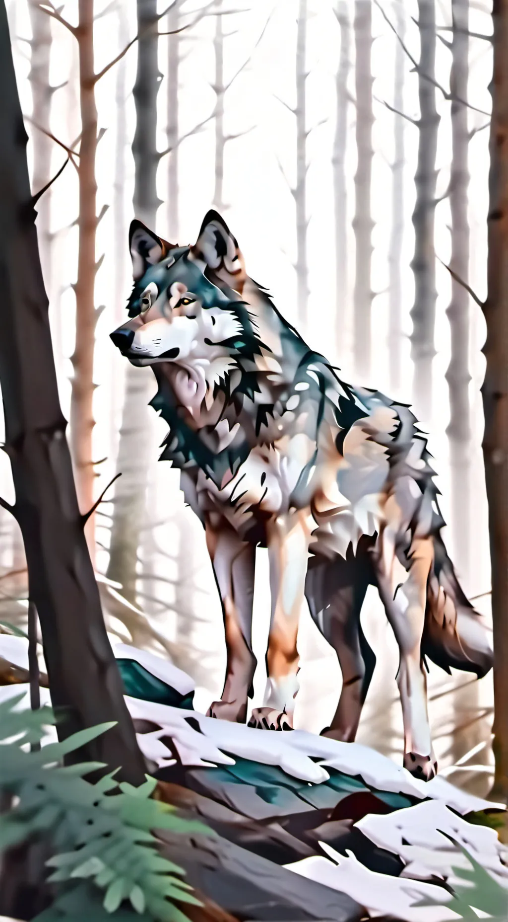 ai character: Teen Wolf background