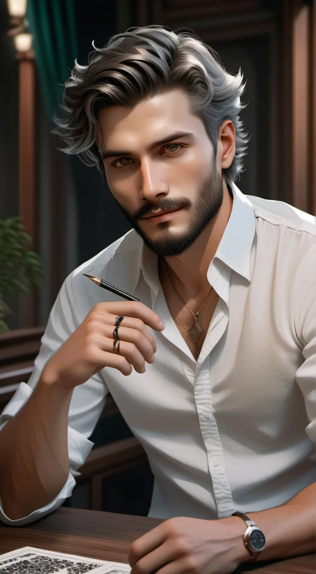 ai character: Чарльз  background