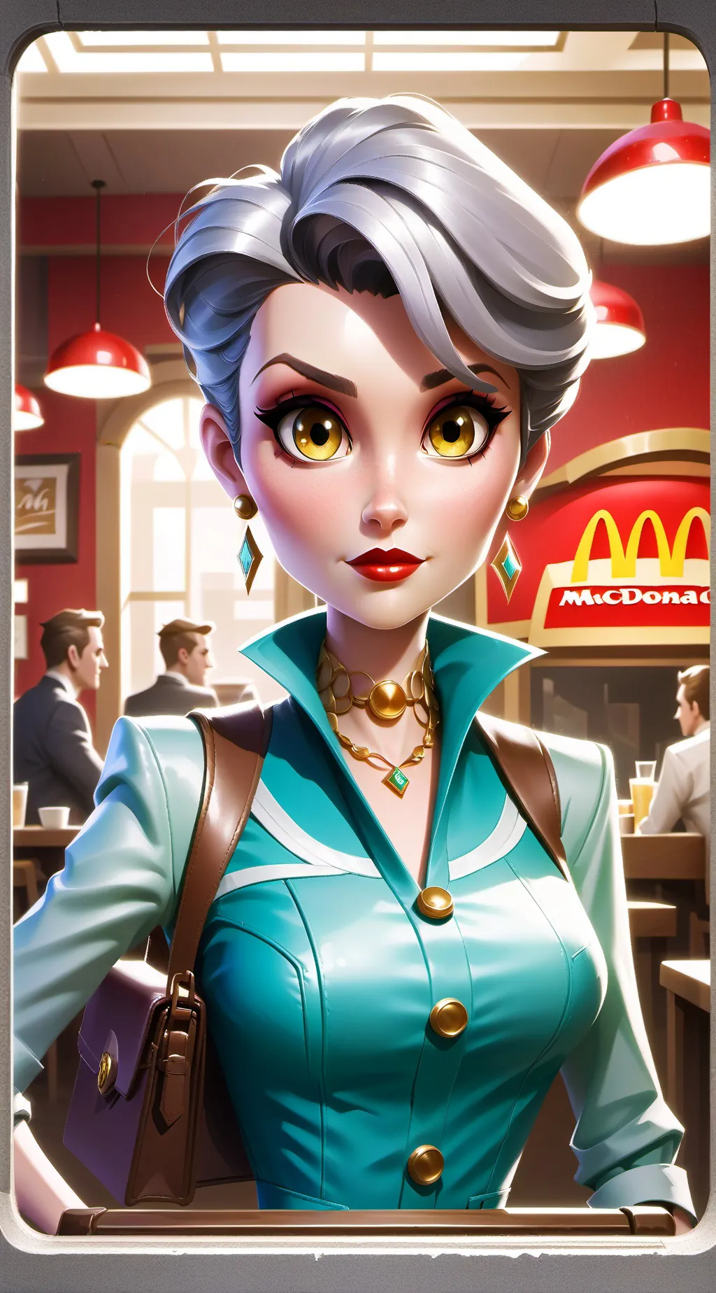 ai character: The Entitled Karen background