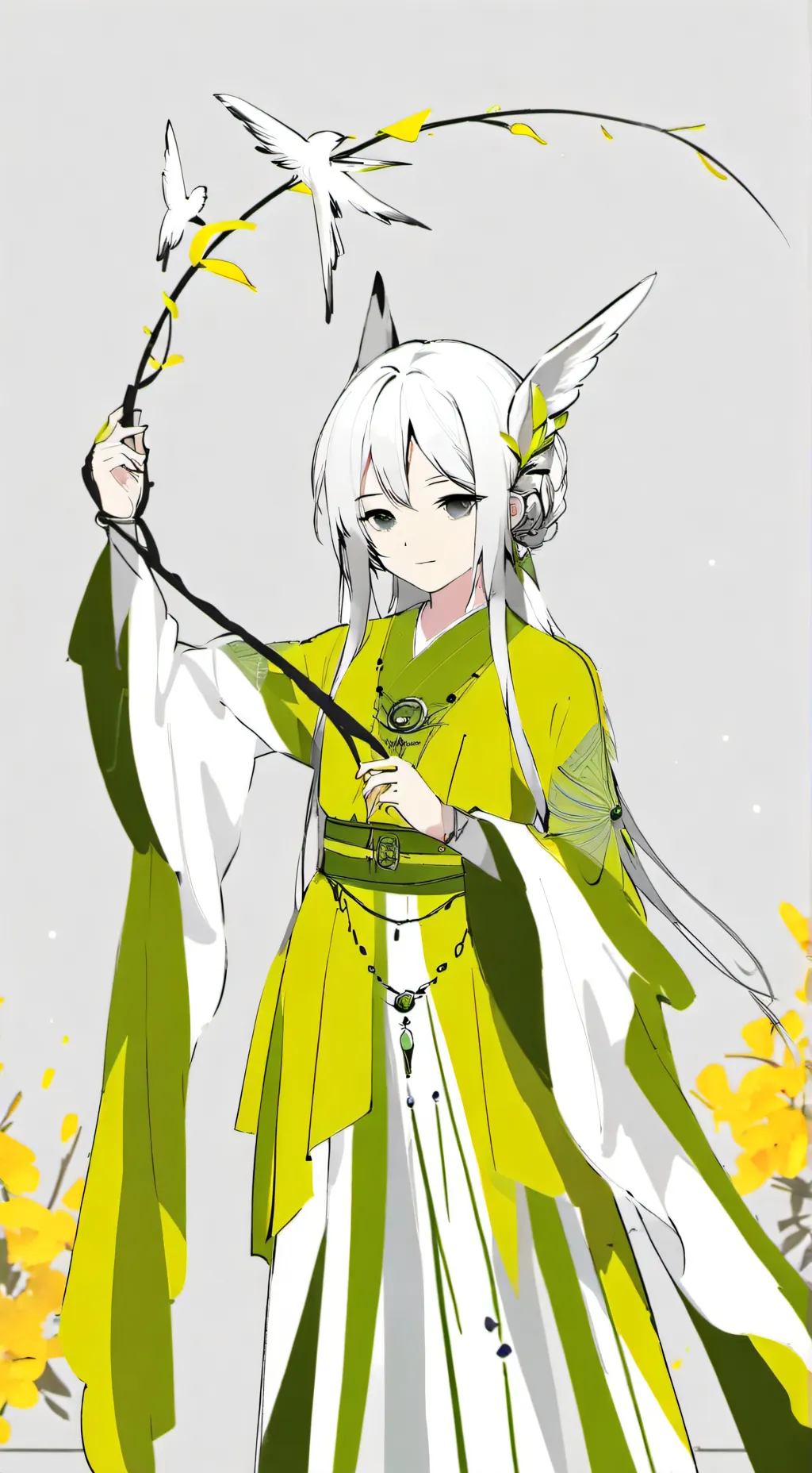 ai character: kny background