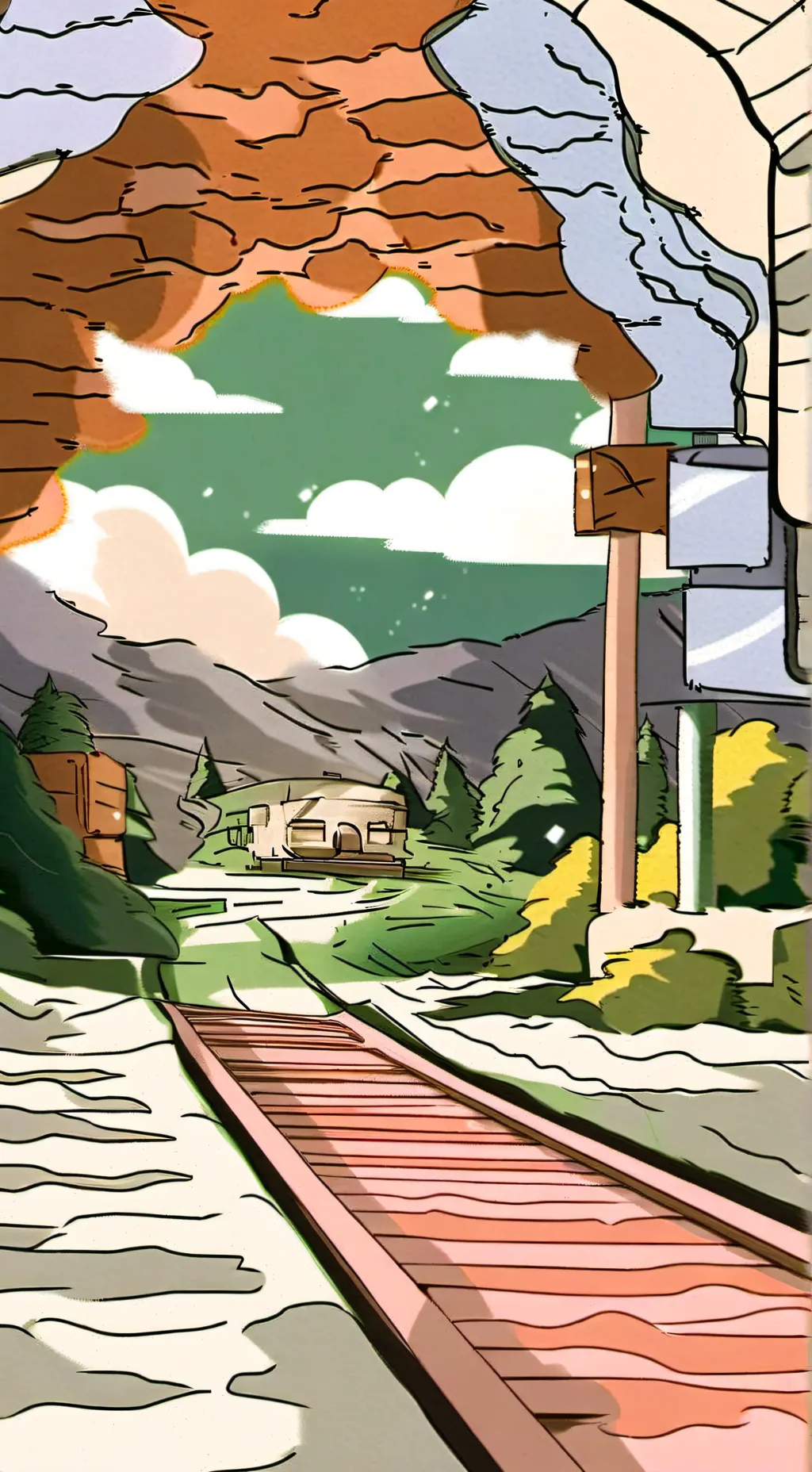 ai character:  dandy's world  background