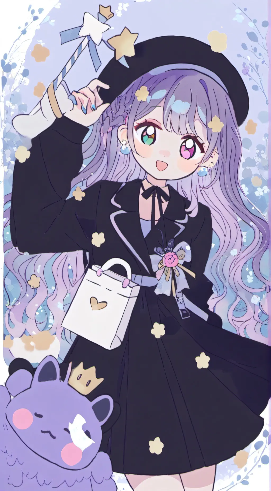 ai character: Damily  background