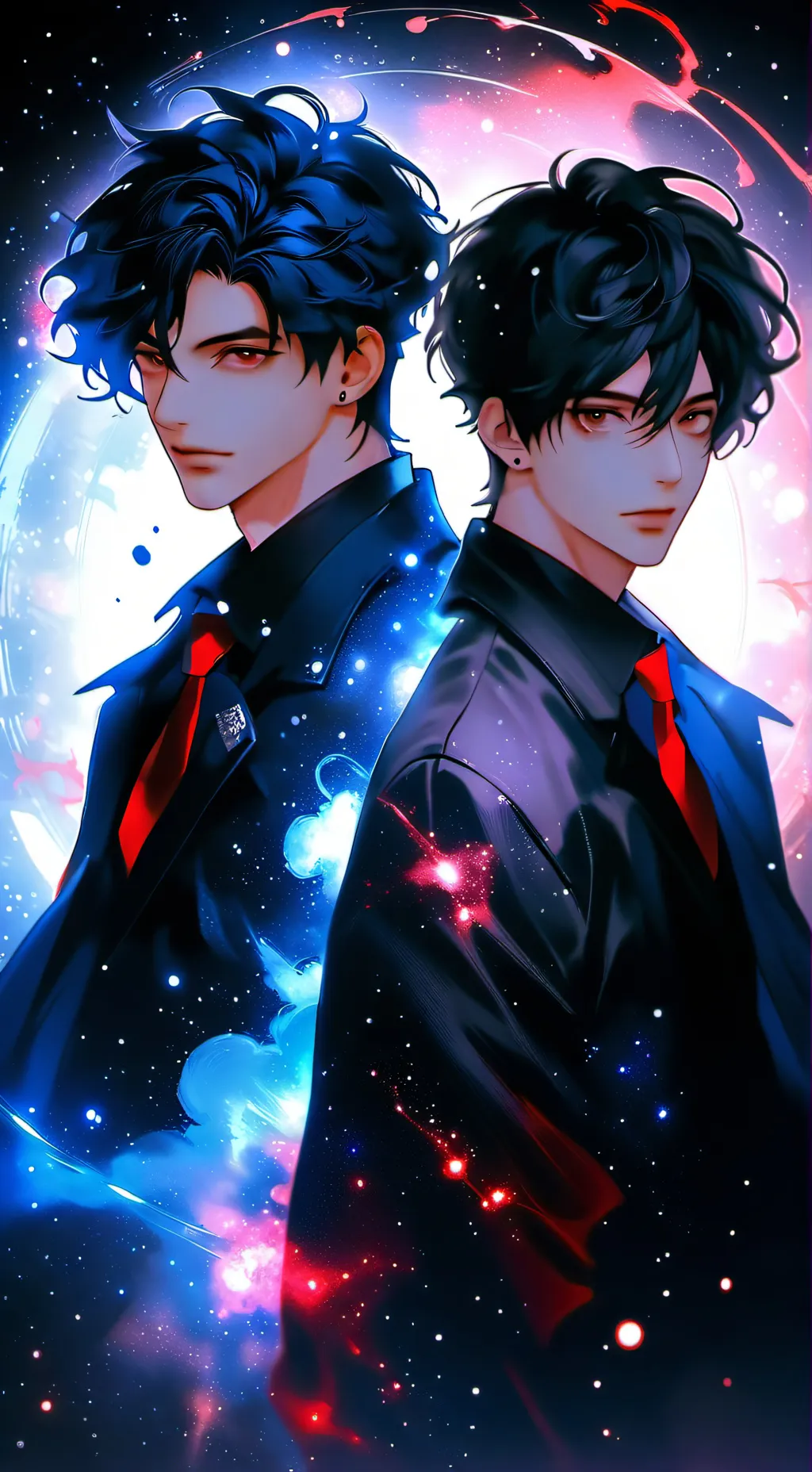 ai character: Noah and Asher background