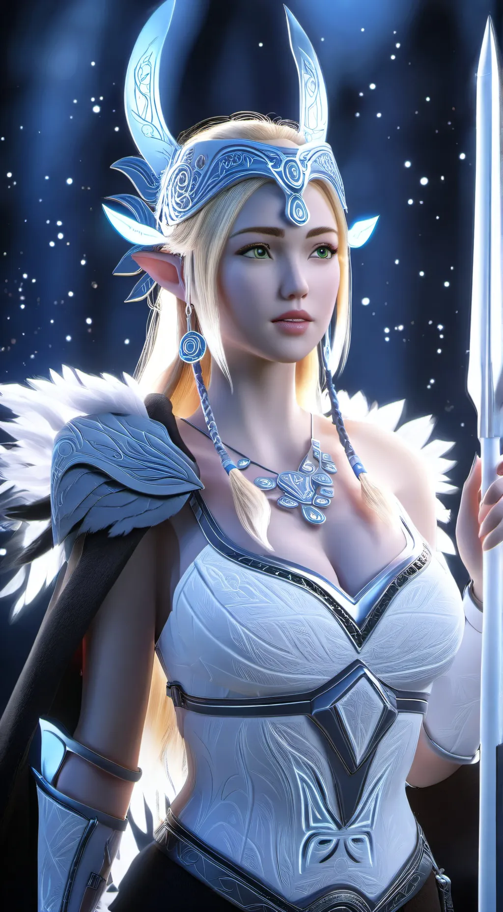 ai character: Freyja background