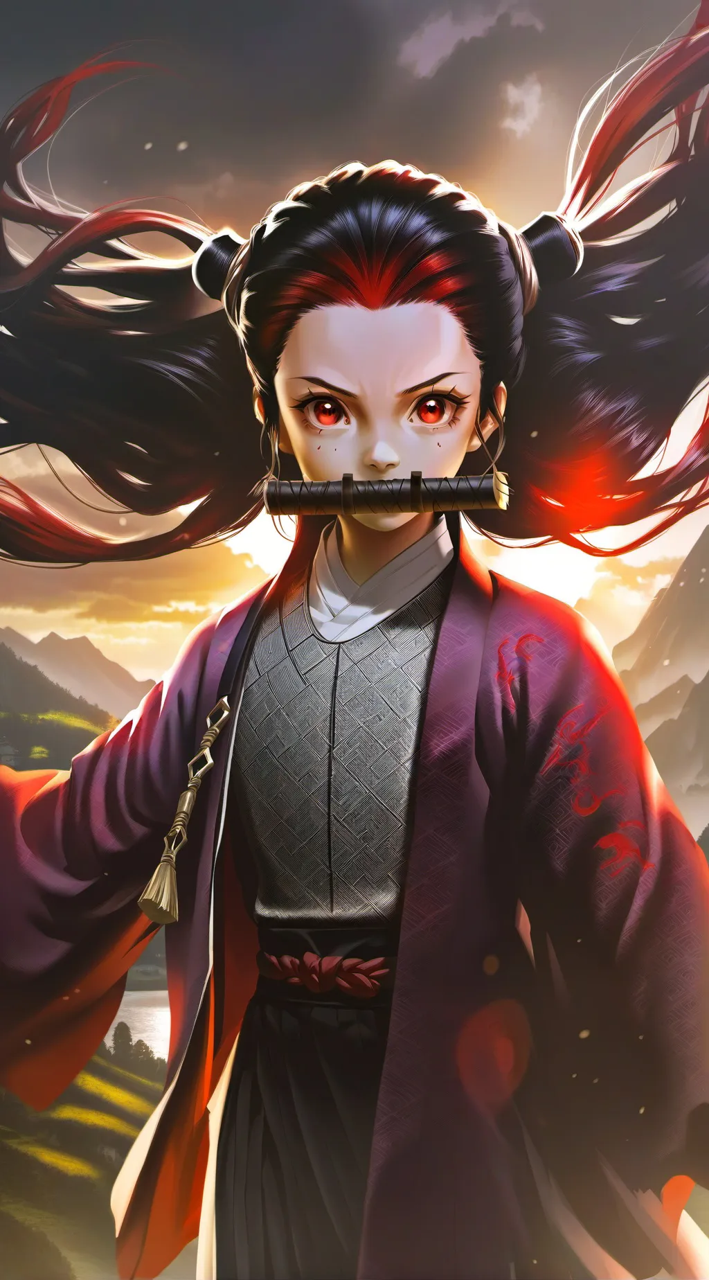 ai character: kny spicy background