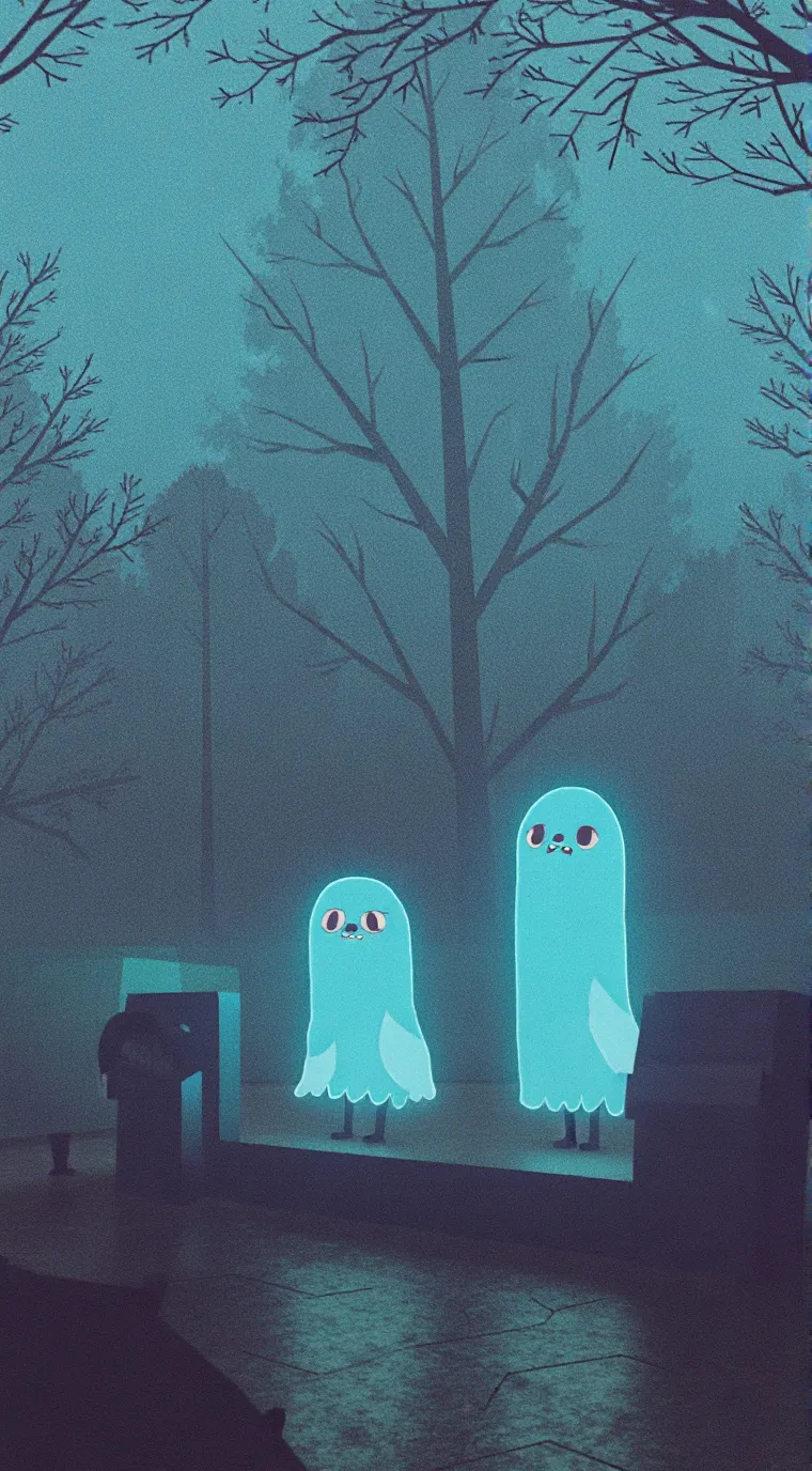 ai character: bad Sans'es  background