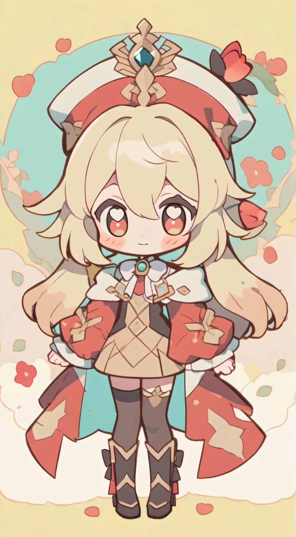 ai character: HH LOVES YOU!? background