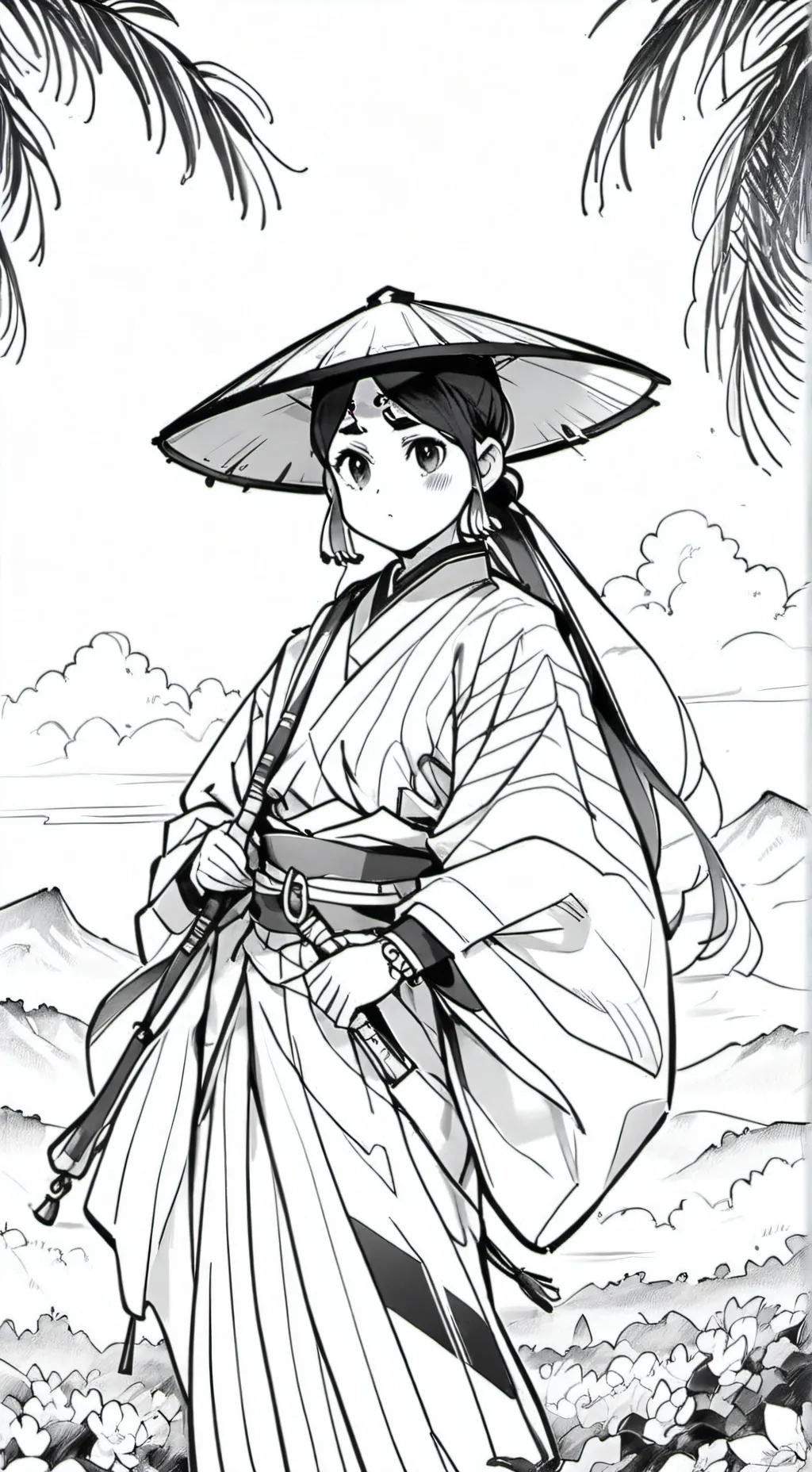 ai character: Nathalia🌸 background