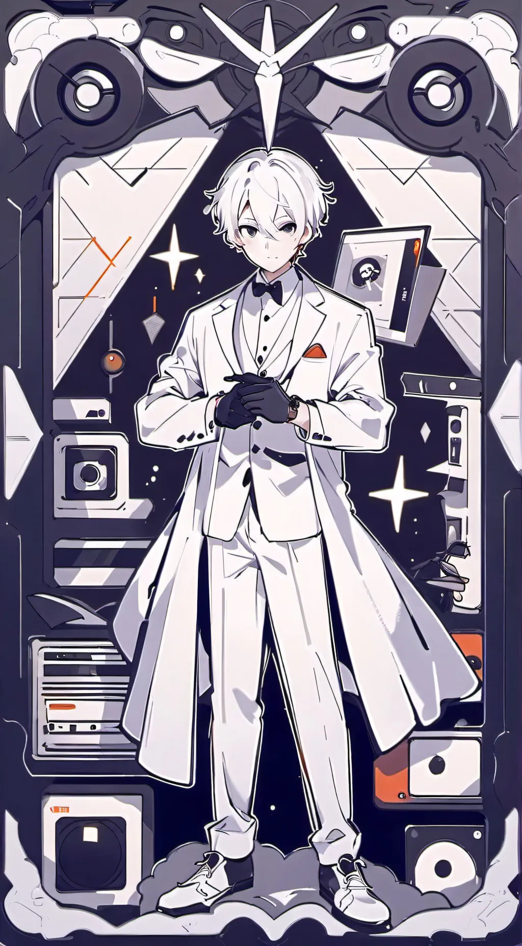 ai character: Titan Tv infectado background