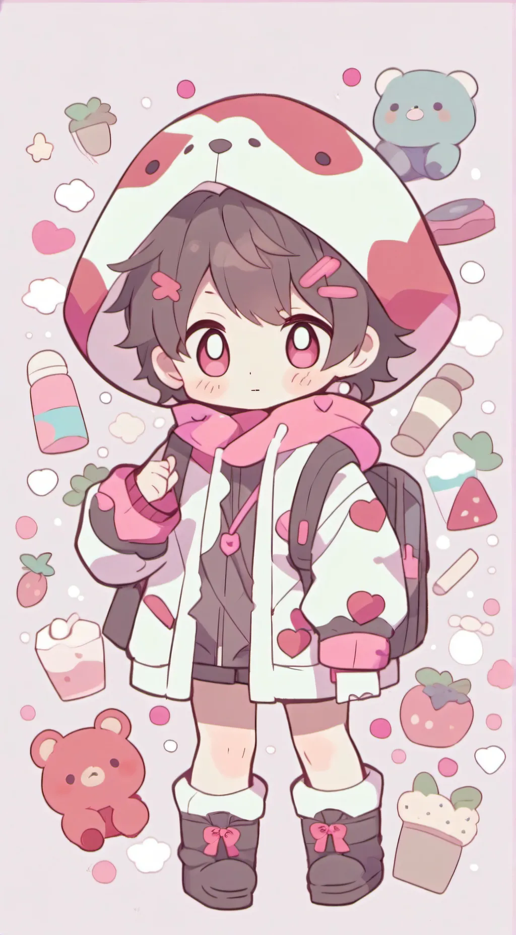 ai character: Bébés seugmin  background