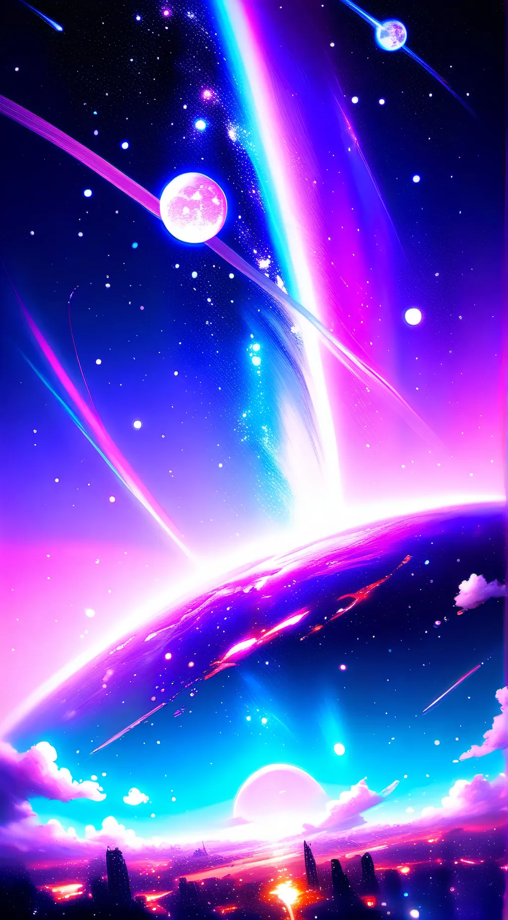 ai character: surreal world  background