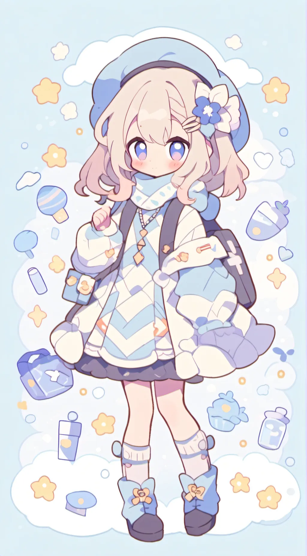 ai character: gioia background