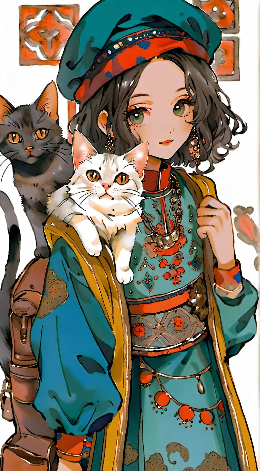 ai character: Félix Le Chat background