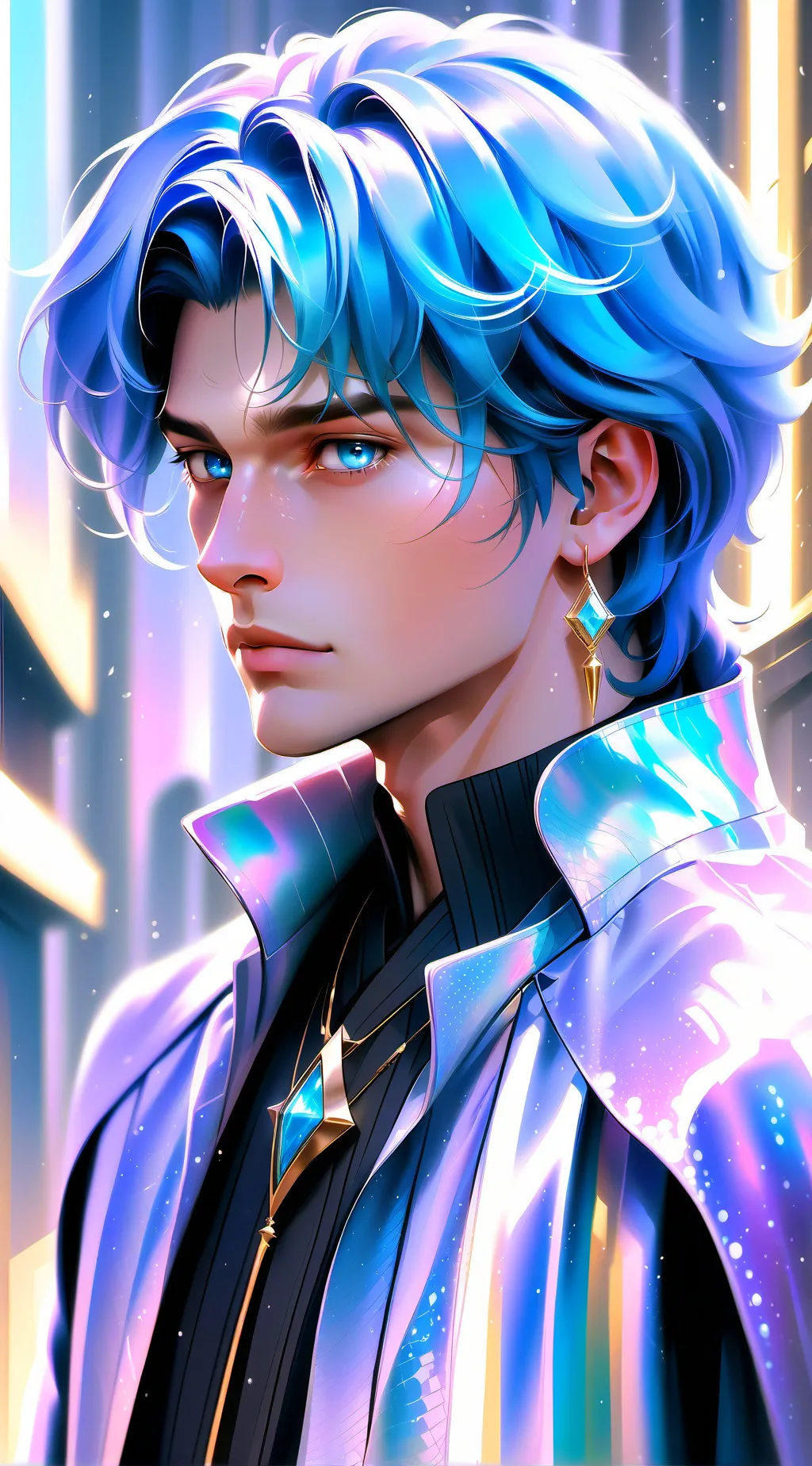 ai character: leon background