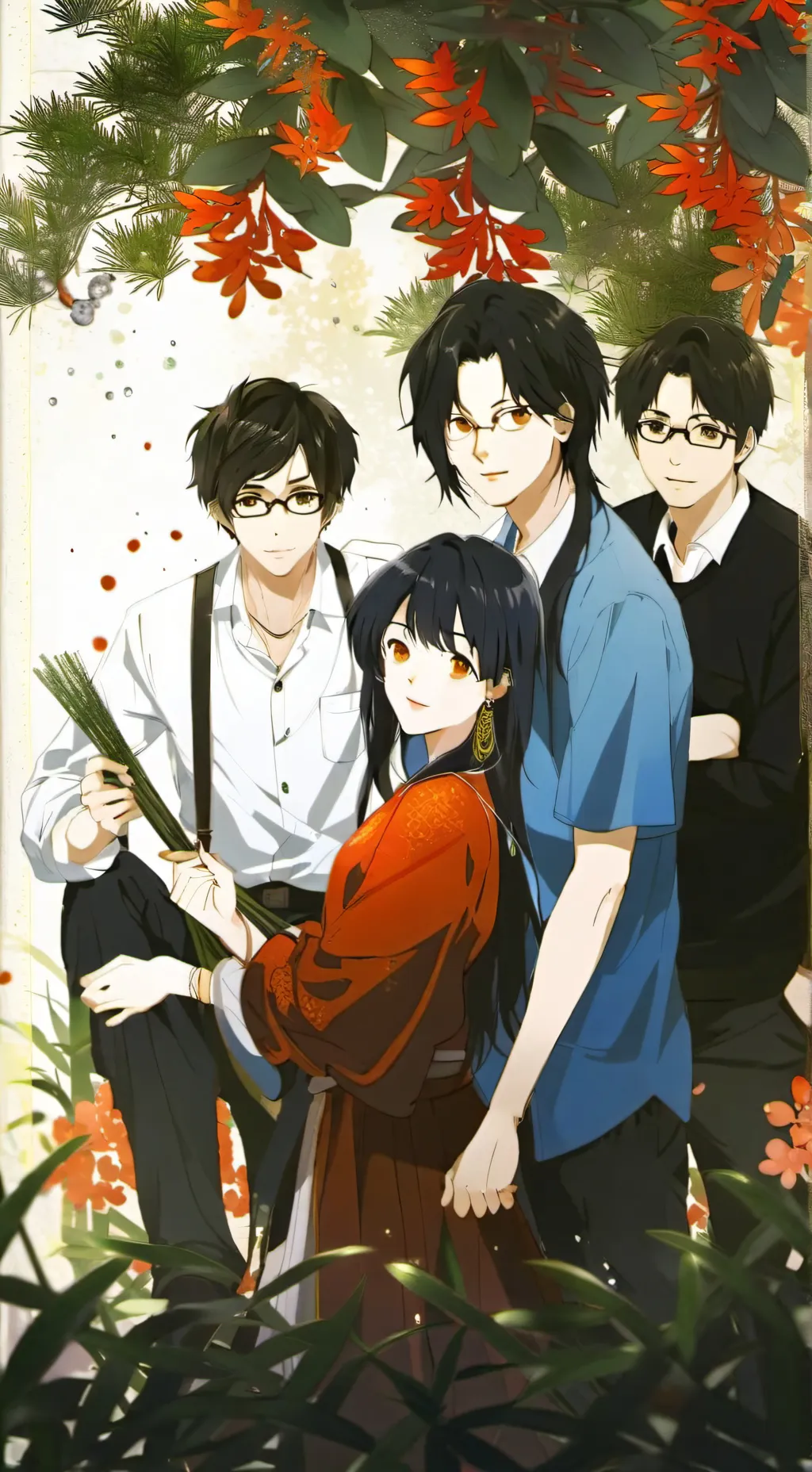 ai character: MHA familiy  background