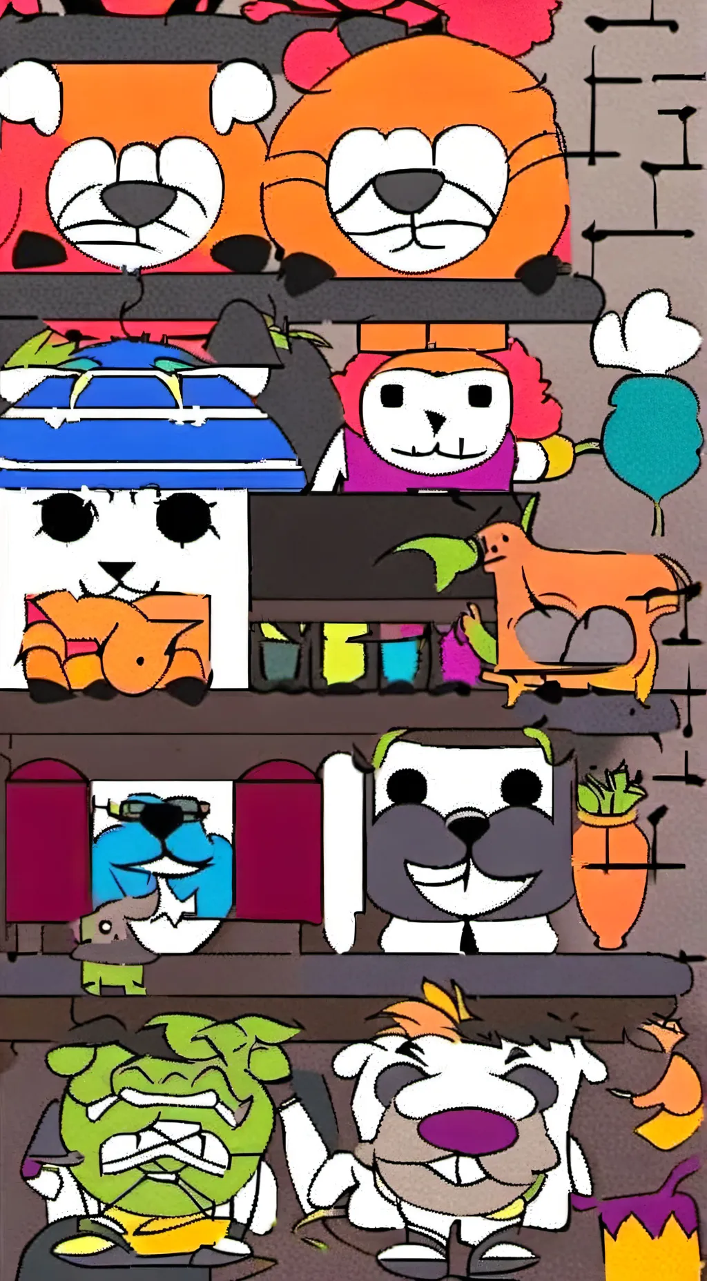 ai character: undertale  background