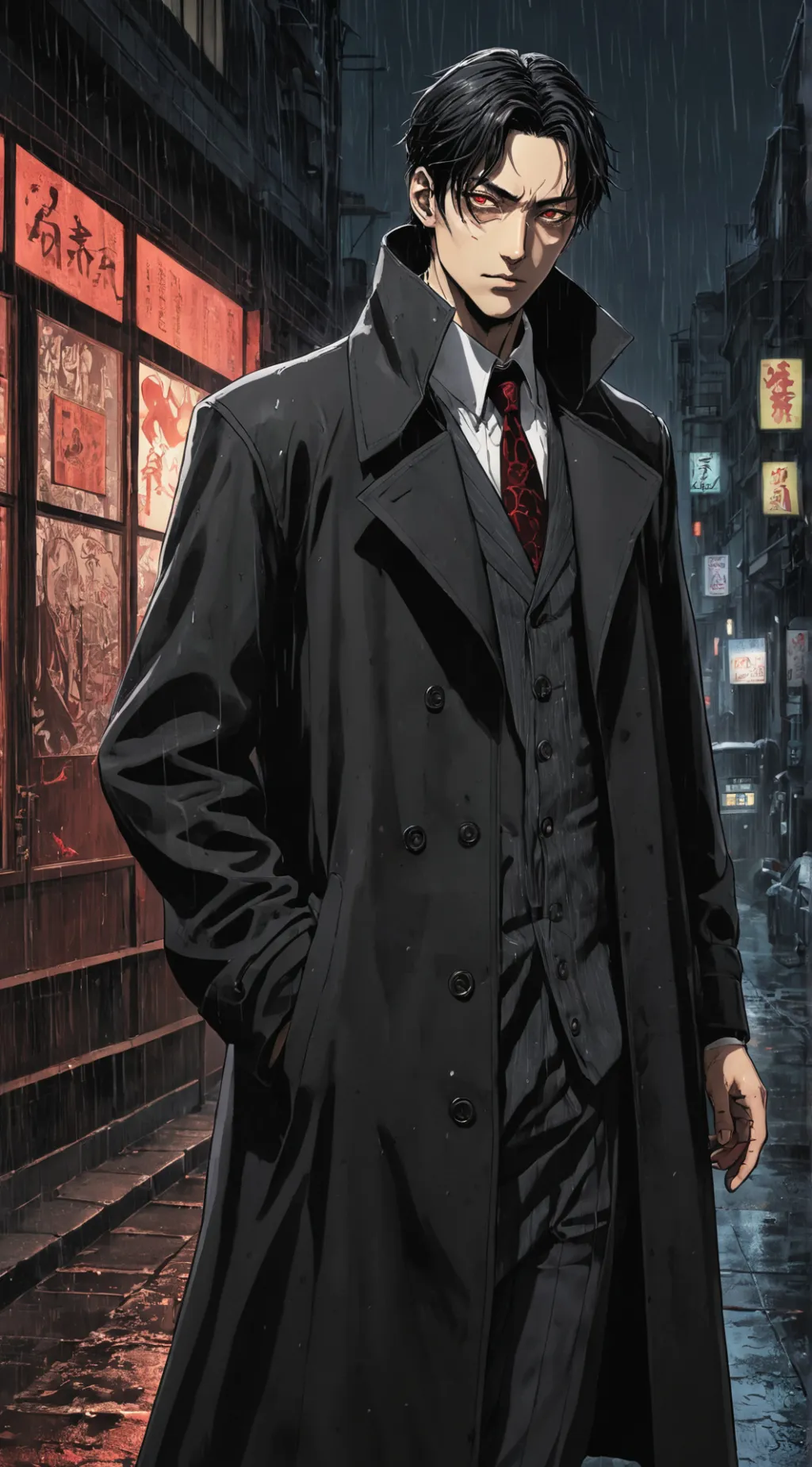 ai character: Leon background