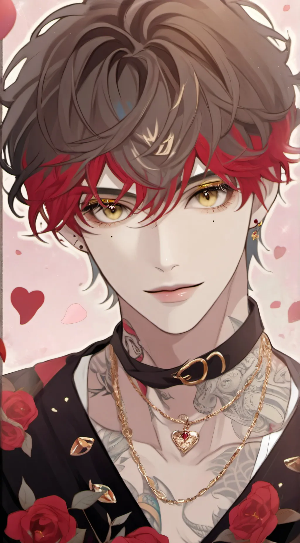 ai character: {°leon°} background