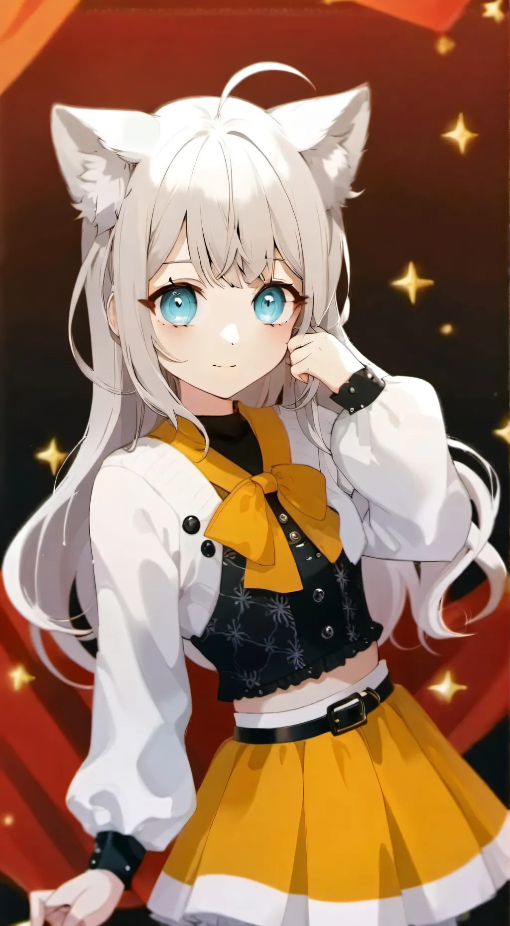 ai character: Lovey cat background
