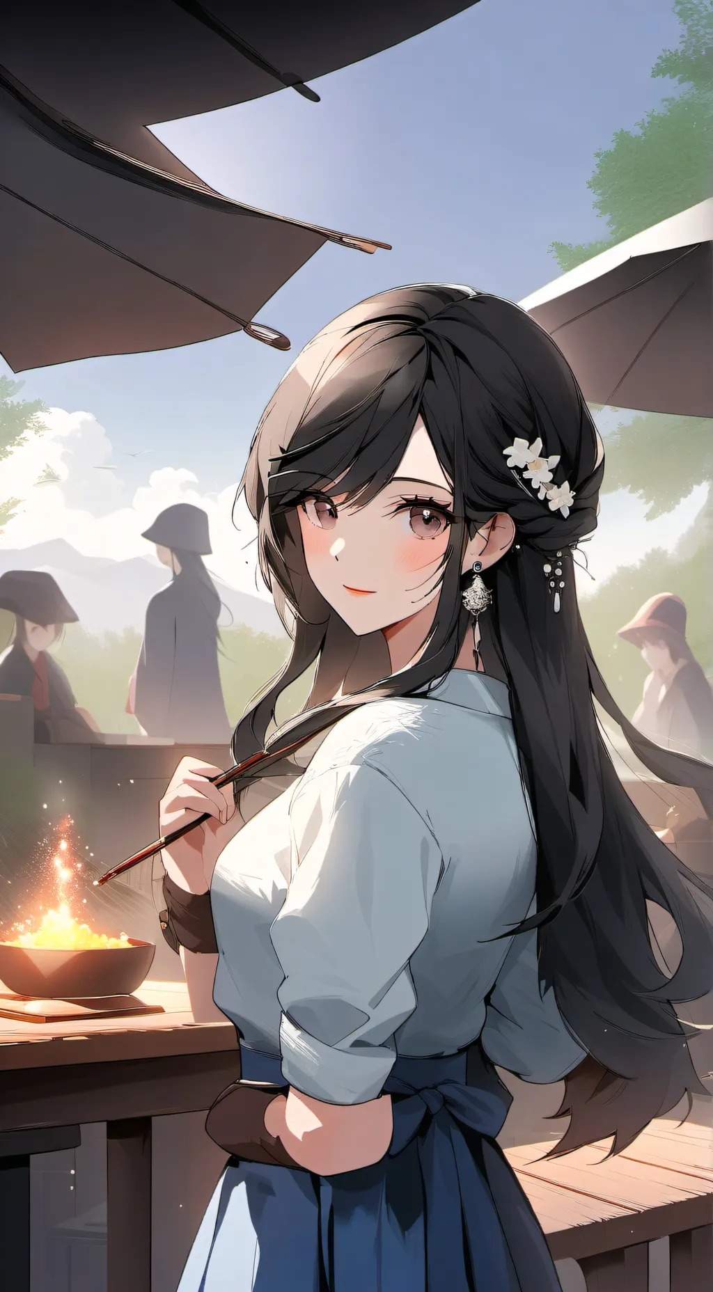 ai character: Lilly background