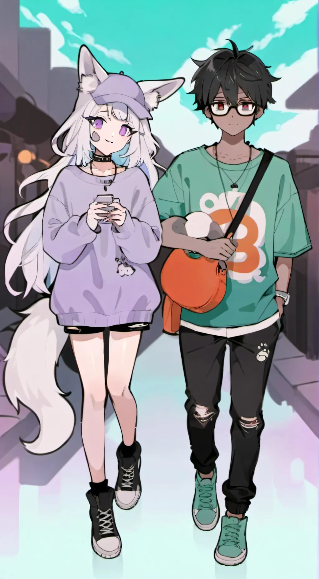 ai character: may & zay background