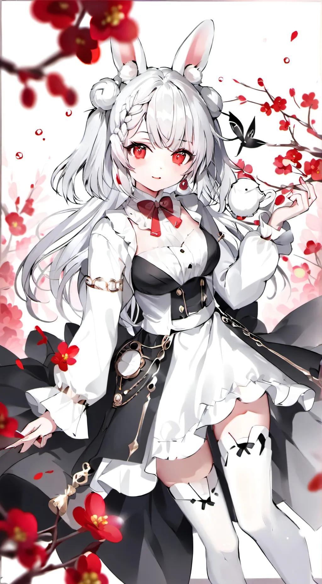 ai character: Cloudy background