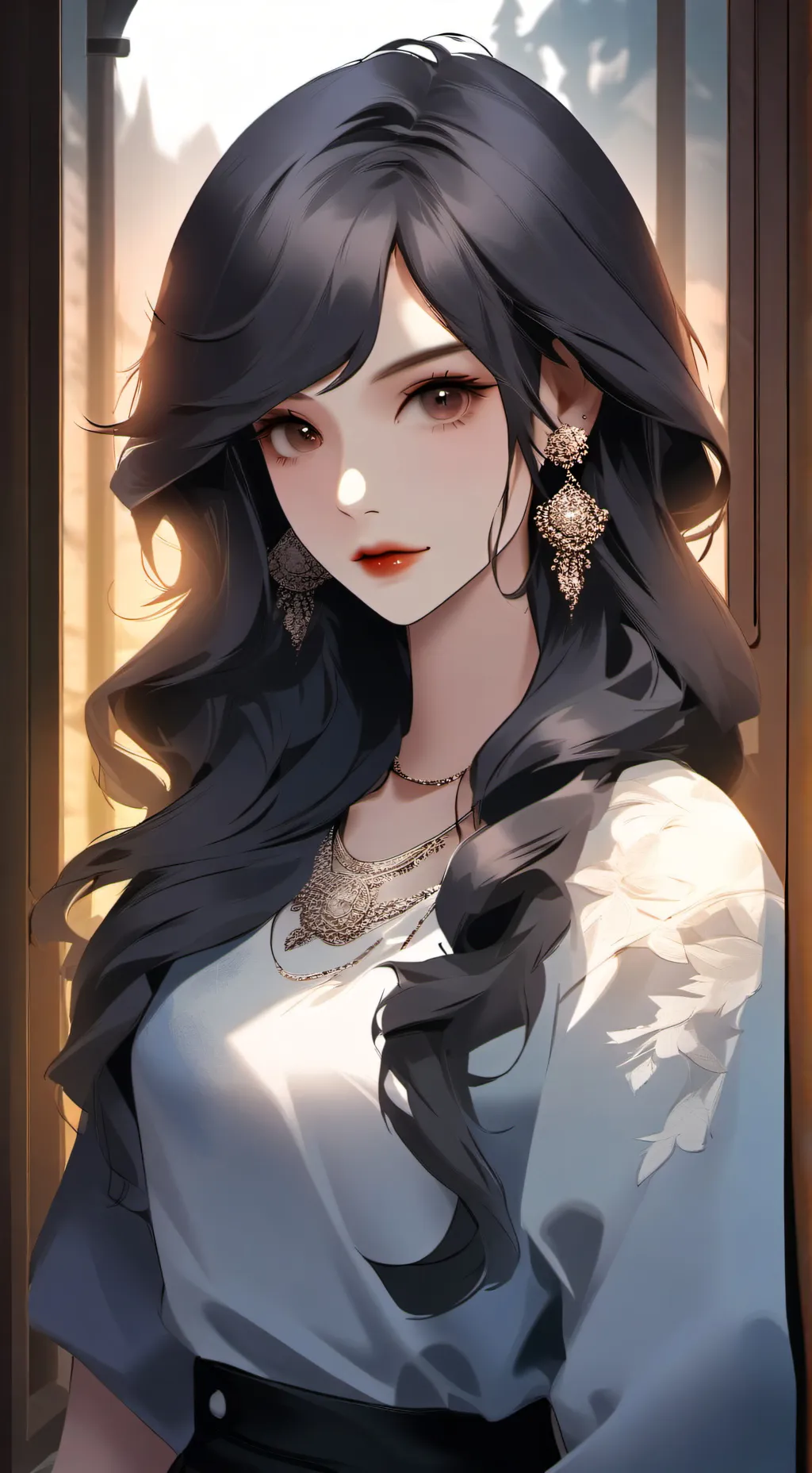 ai character: sad ending  background