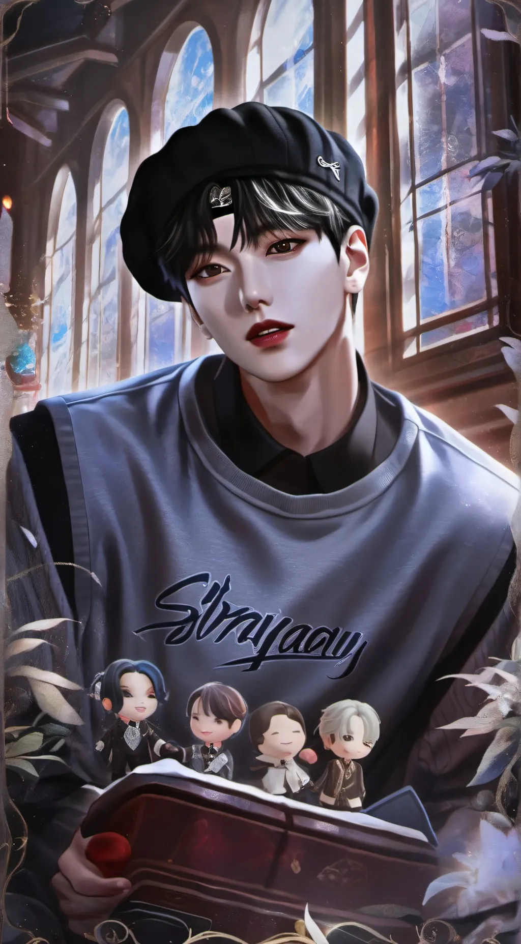 ai character: Lil psycho Liam  background