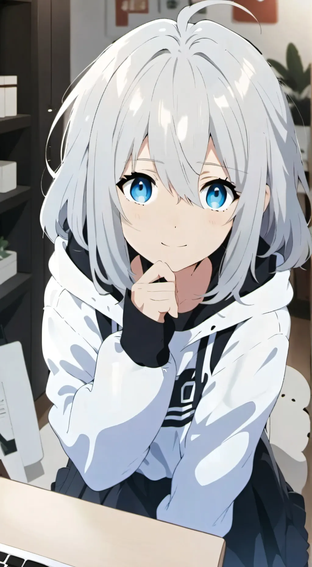 ai character: Luna background