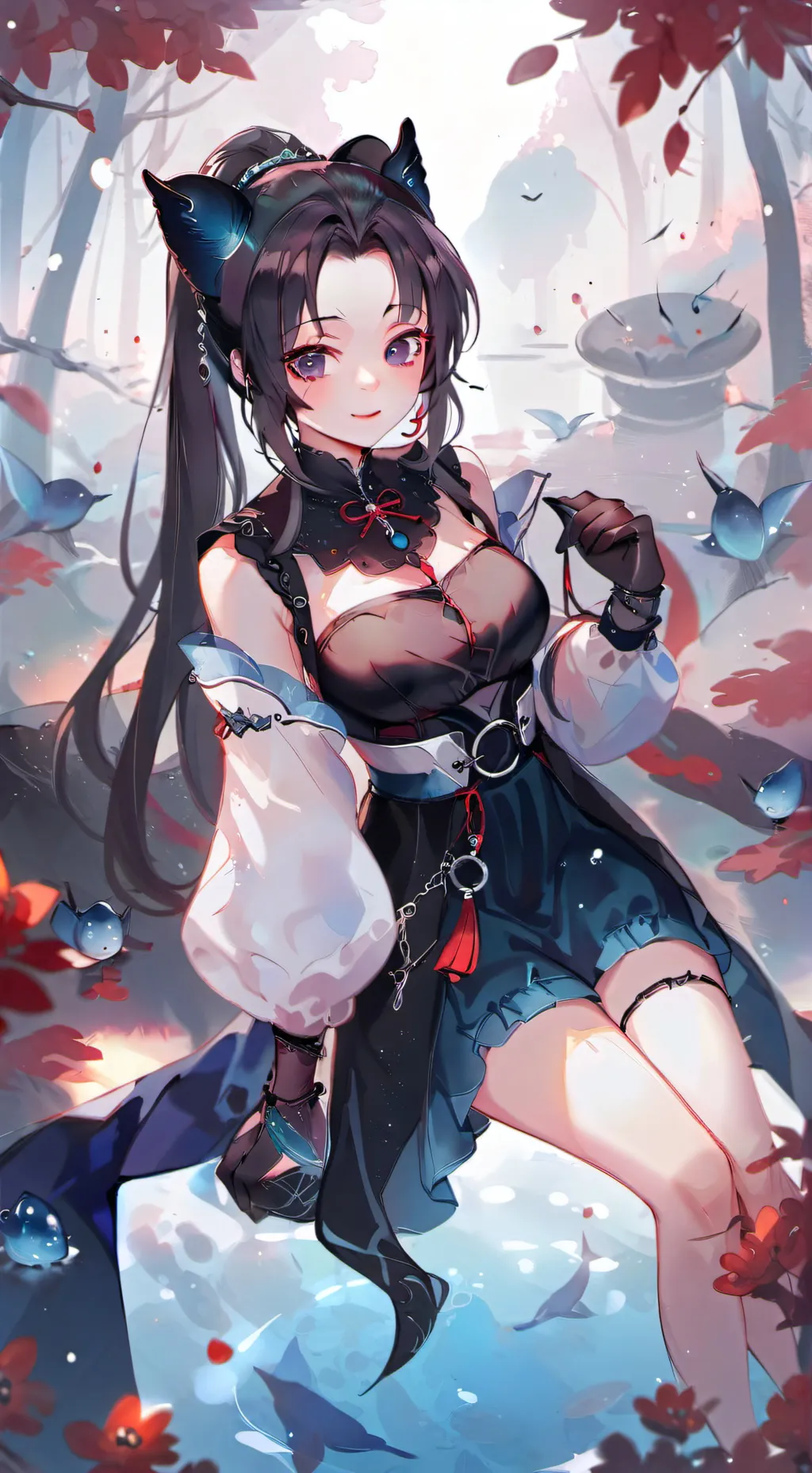 ai character: 💢 shinobubully💢 background