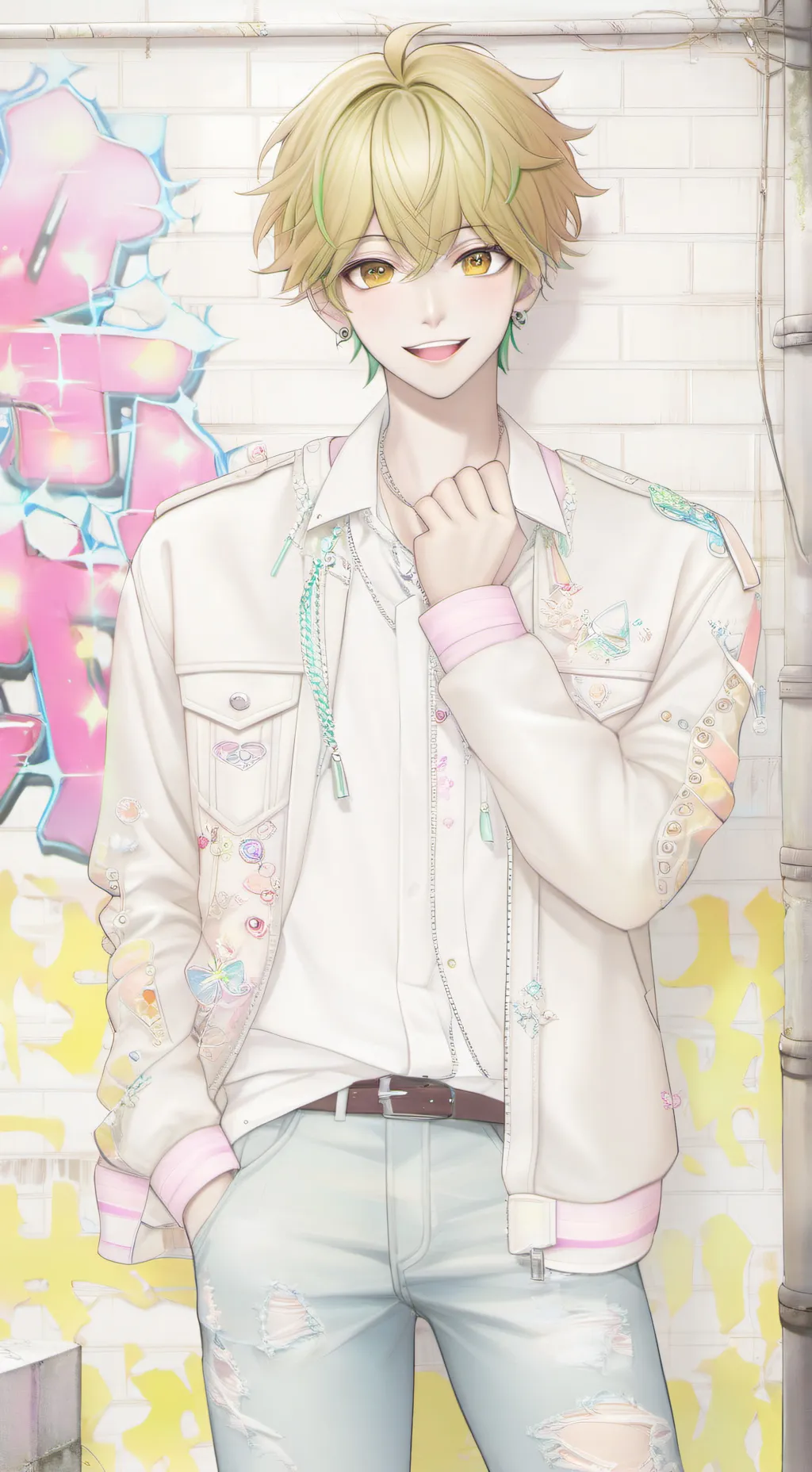 ai character: Bad Boy Rival background