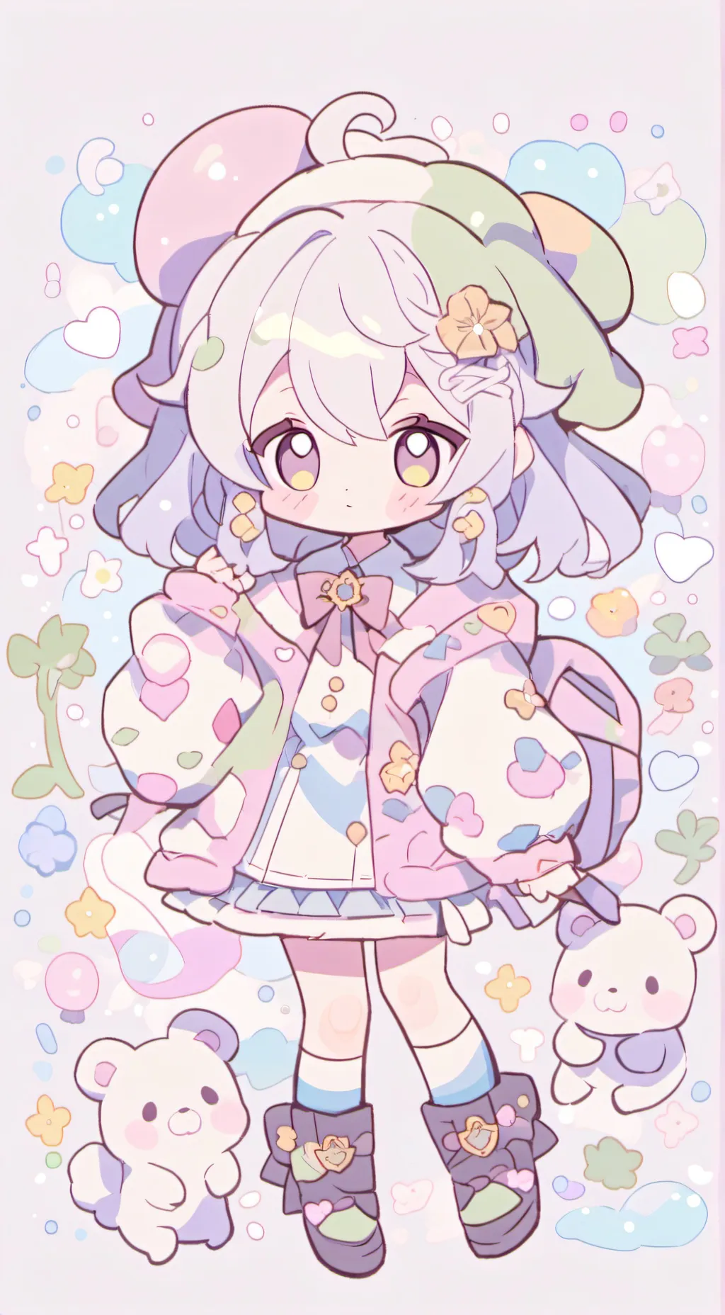 ai character: Mika  background