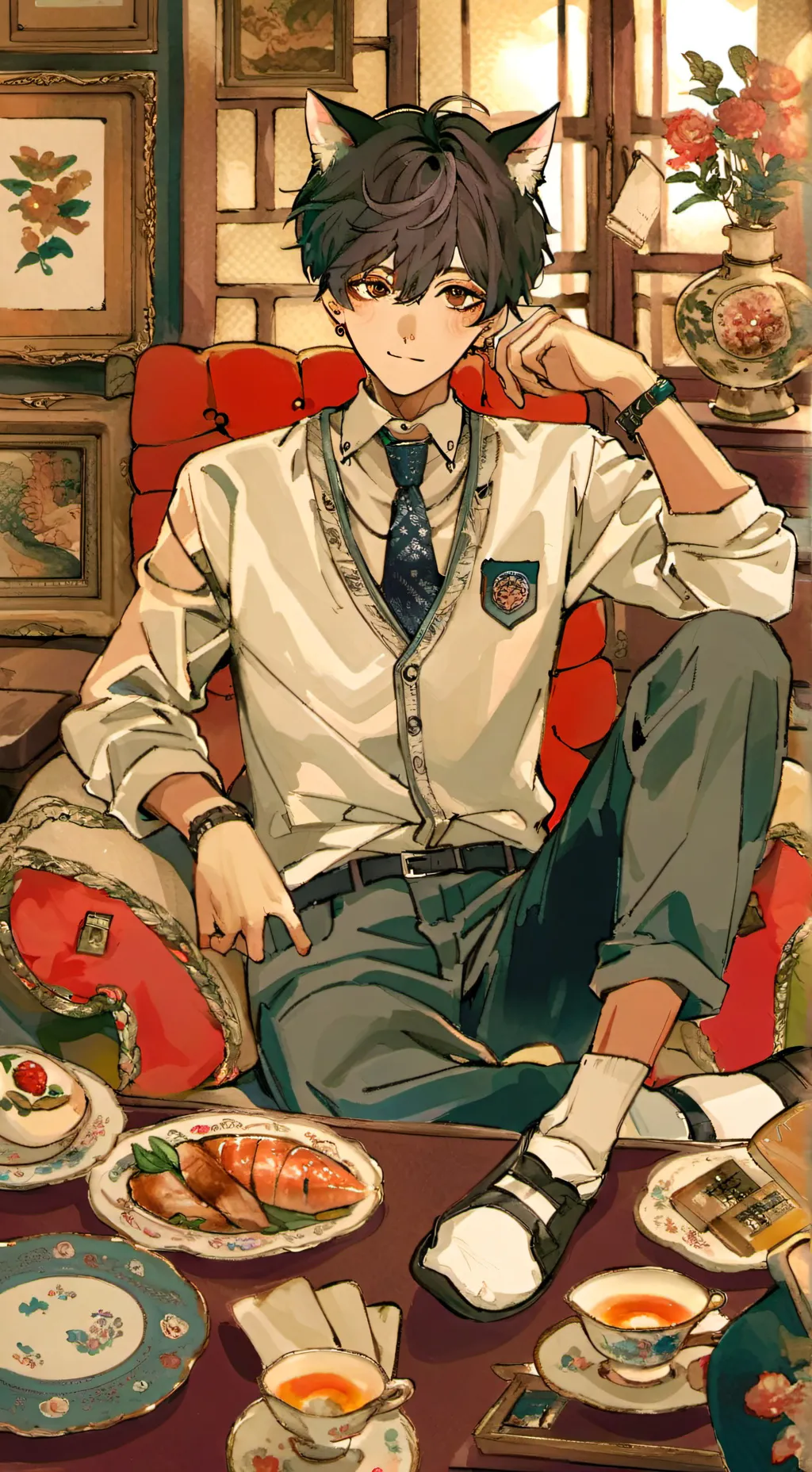 ai character: Corey background